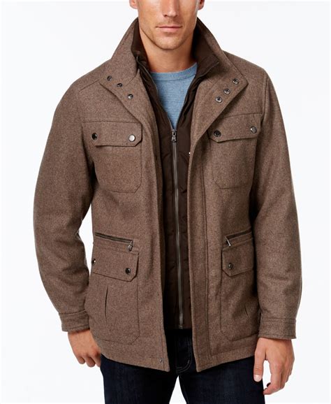 michael kors down blend|Michael Kors coats for men.